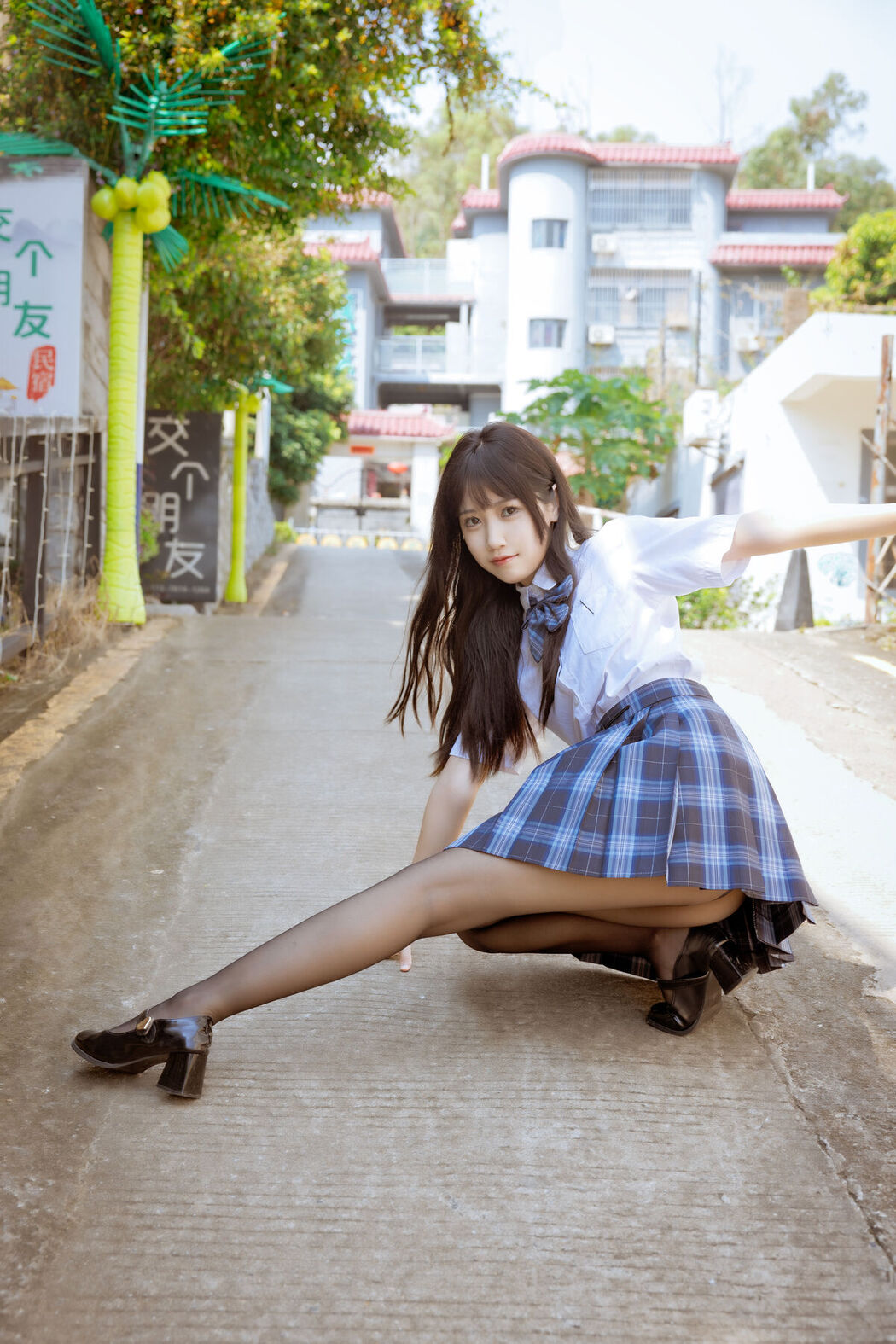 Coser@不呆猫 – 泳衣JK学妹