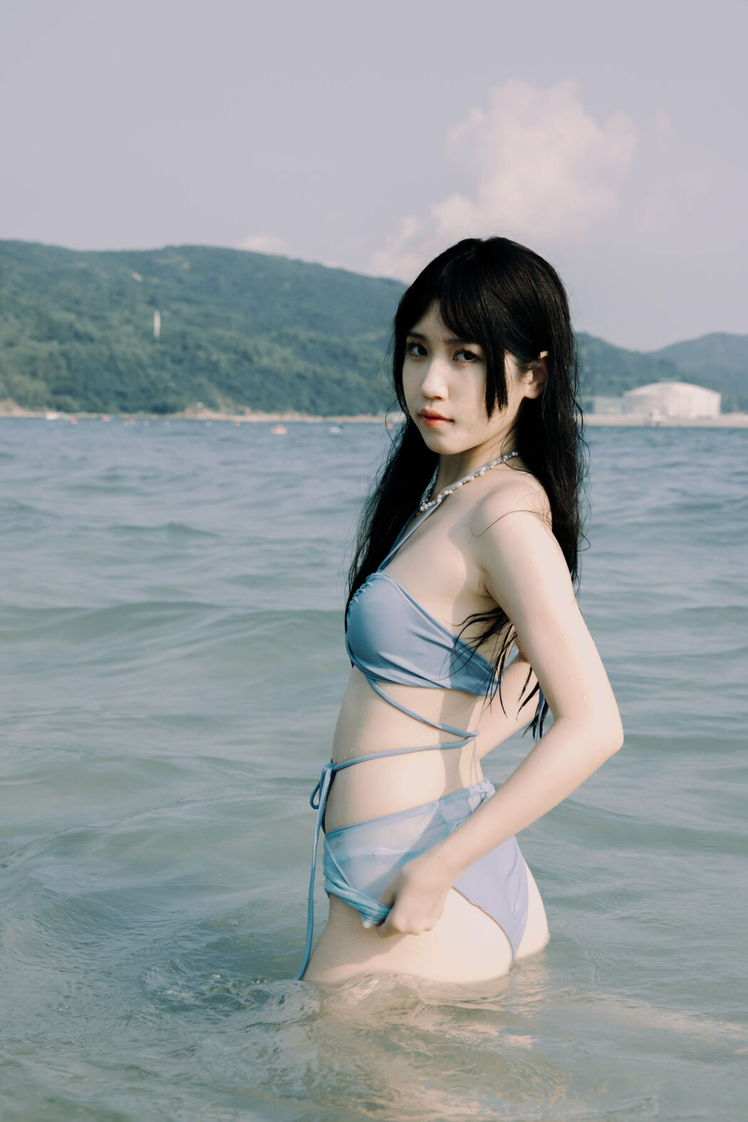 Coser@不呆猫 – 泳衣JK学妹