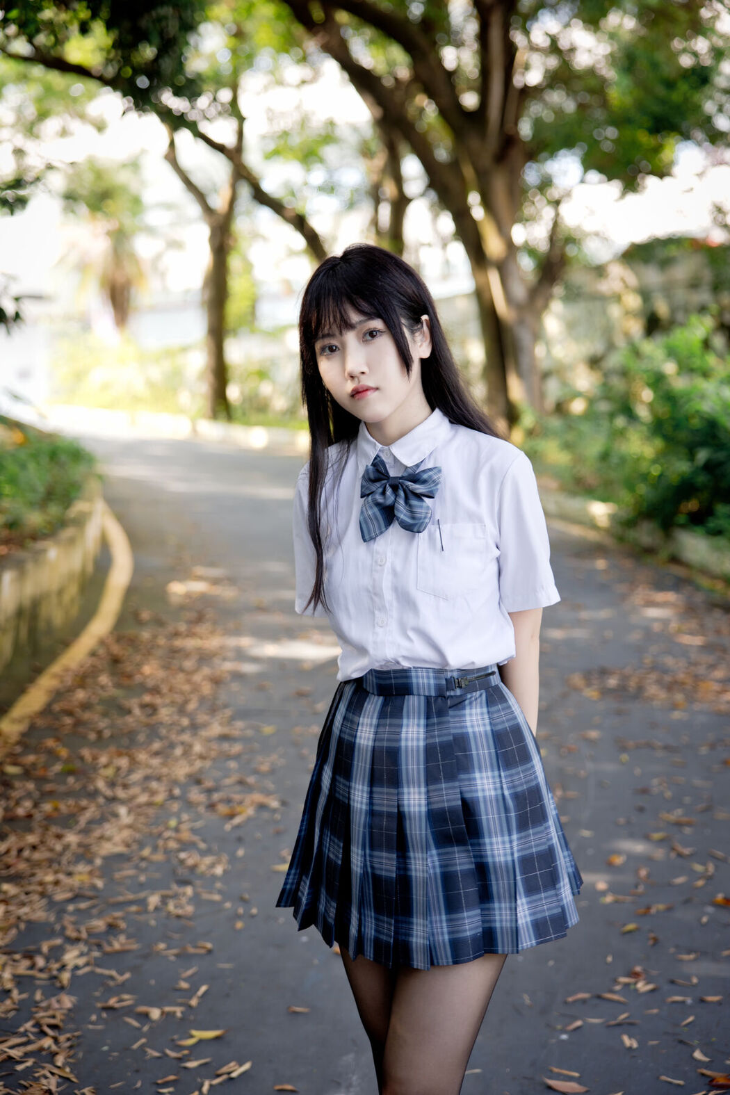 Coser@不呆猫 – 泳衣JK学妹
