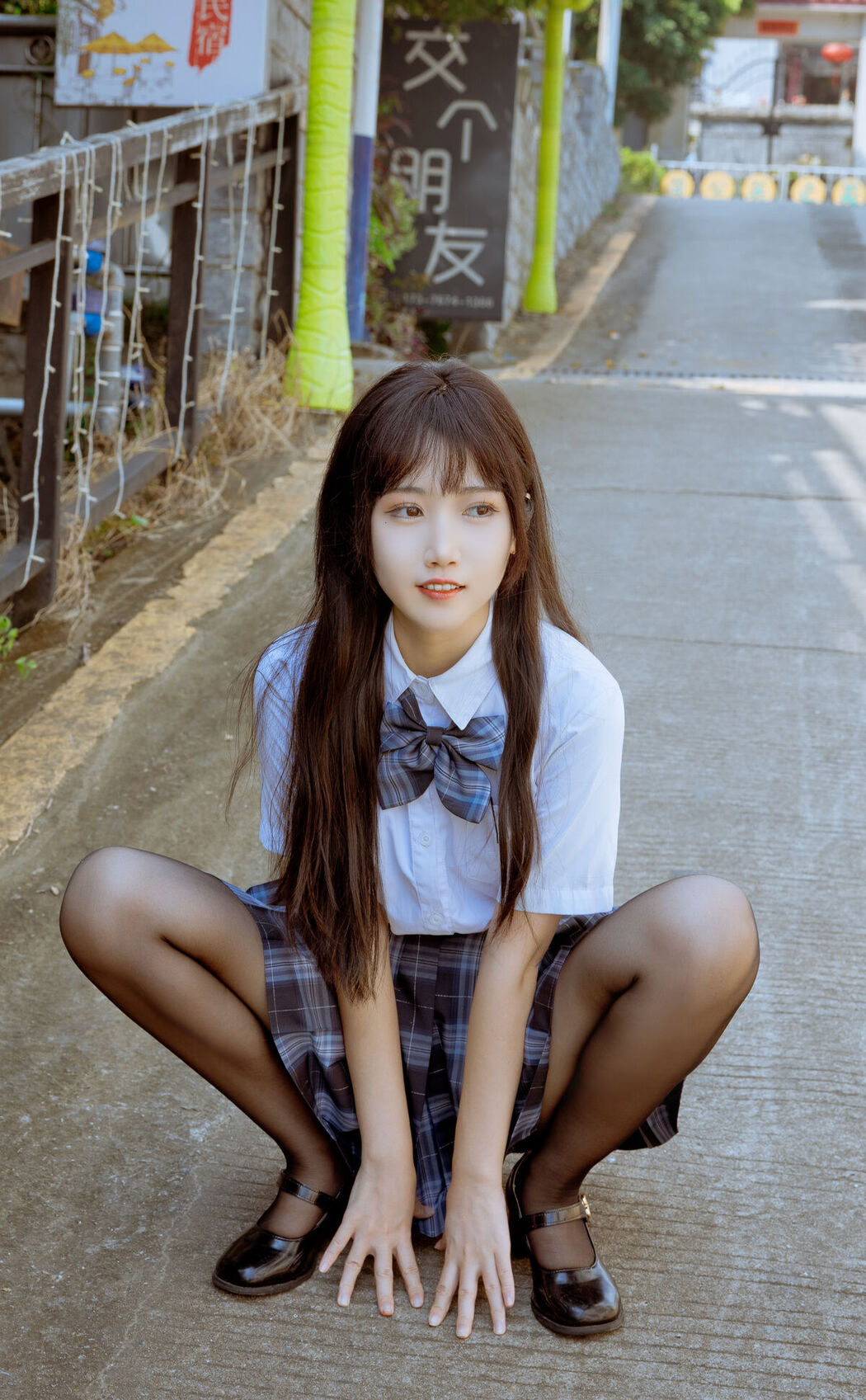 Coser@不呆猫 – 泳衣JK学妹
