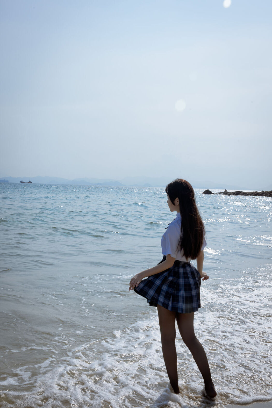 Coser@不呆猫 – 泳衣JK学妹