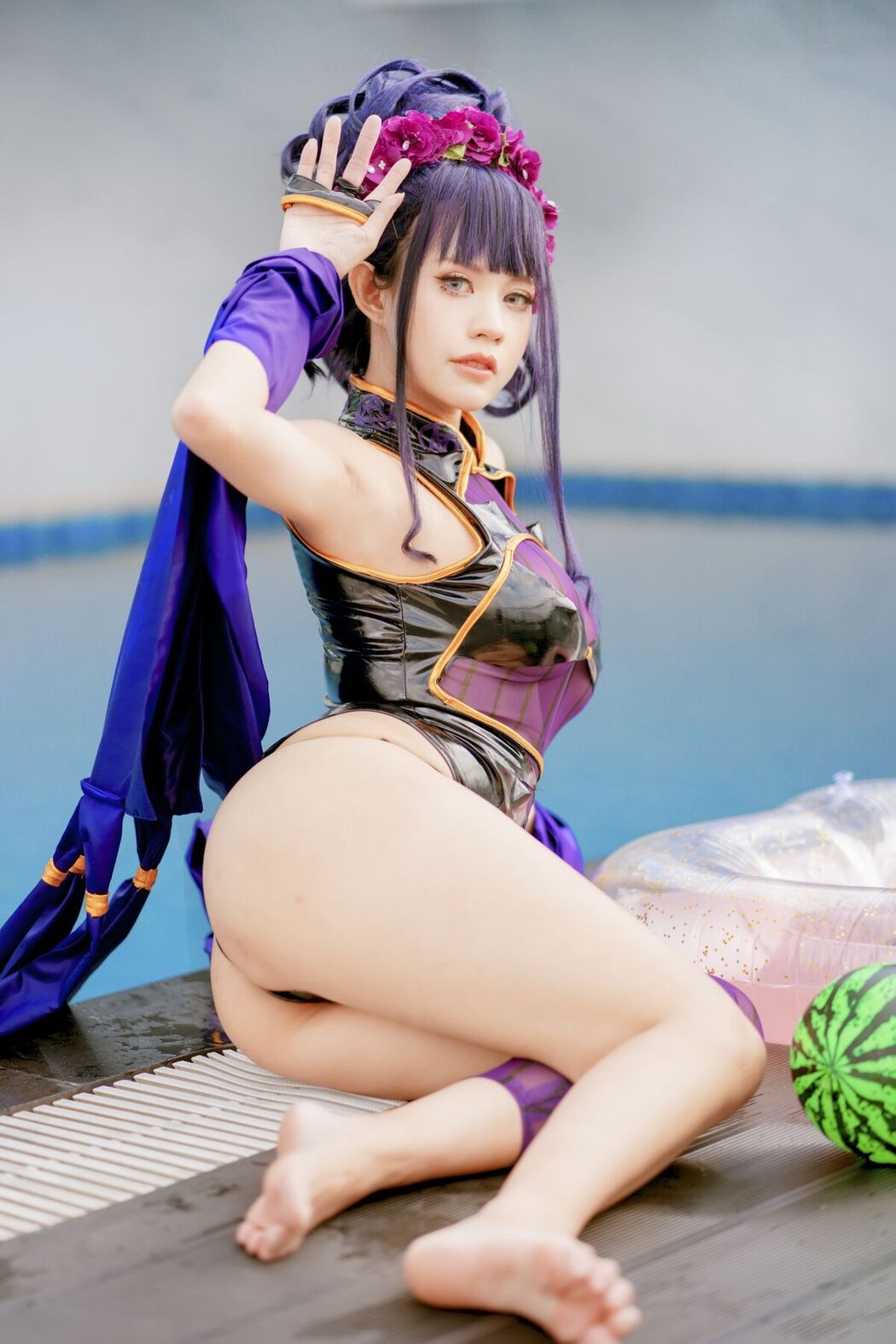 Coser@PingPing – 紫式部泳装
