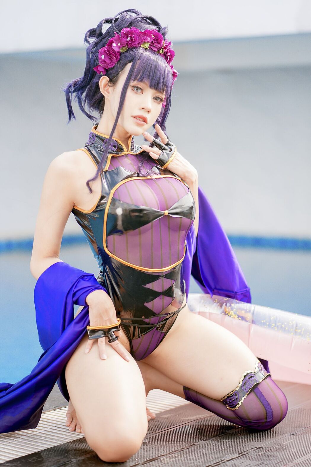 Coser@PingPing – 紫式部泳装