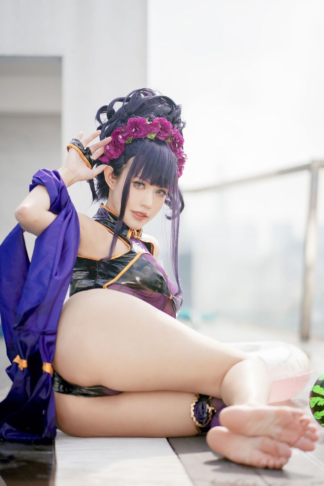 Coser@PingPing – 紫式部泳装