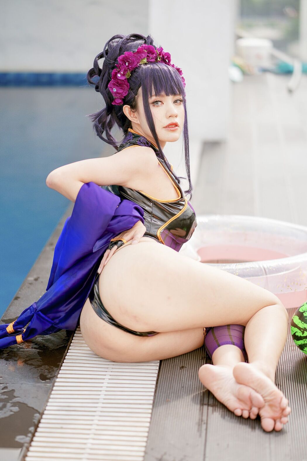 Coser@PingPing – 紫式部泳装