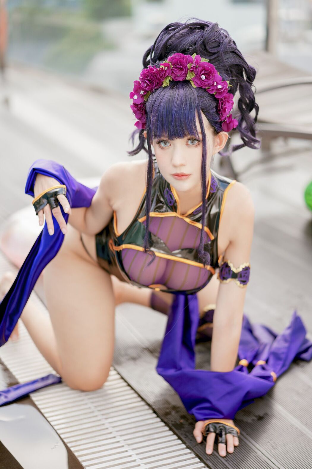 Coser@PingPing – 紫式部泳装