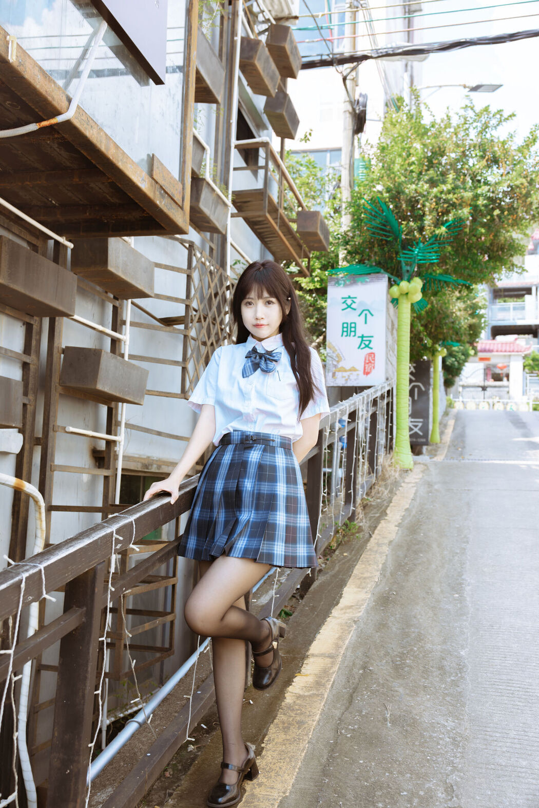 Coser@不呆猫 – 泳衣JK学妹
