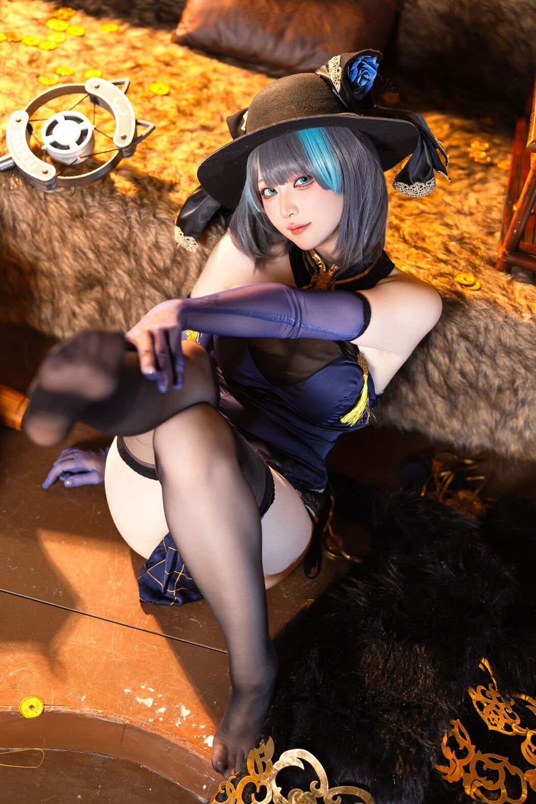Coser@屿鱼 – 金装猫猫头