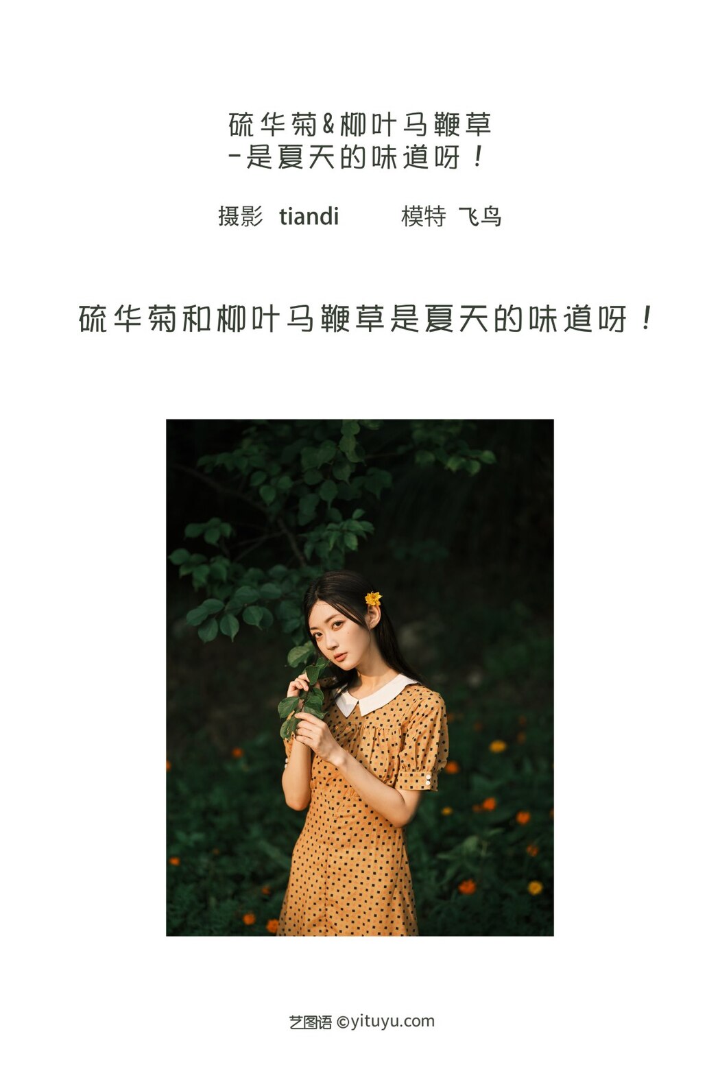 YiTuYu艺图语 Vol.2190 Fei Niao Gu Gu
