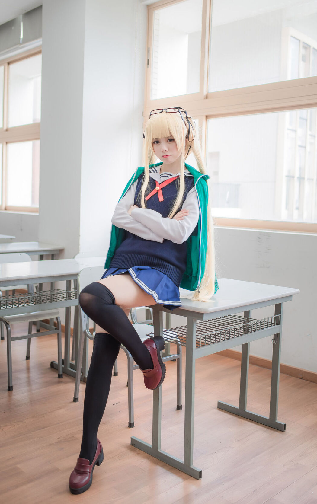 Coser@白金Saki – 三个女仆