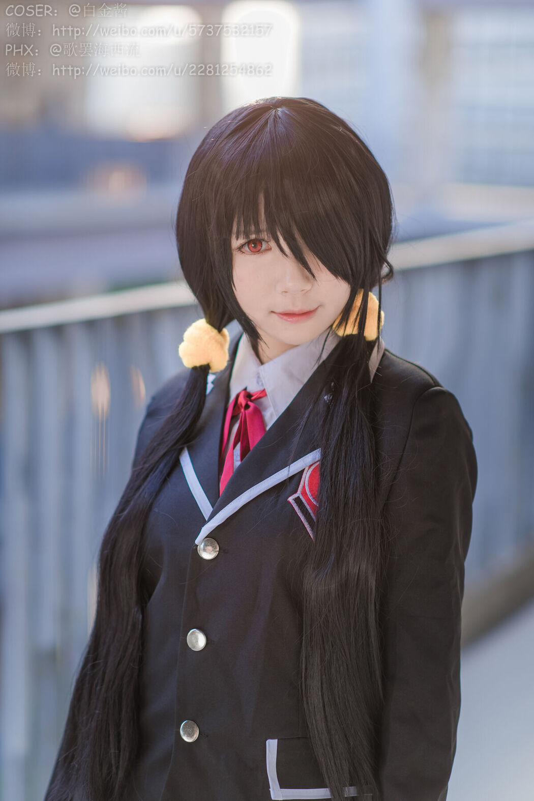 Coser@白金Saki – 制服黑丝