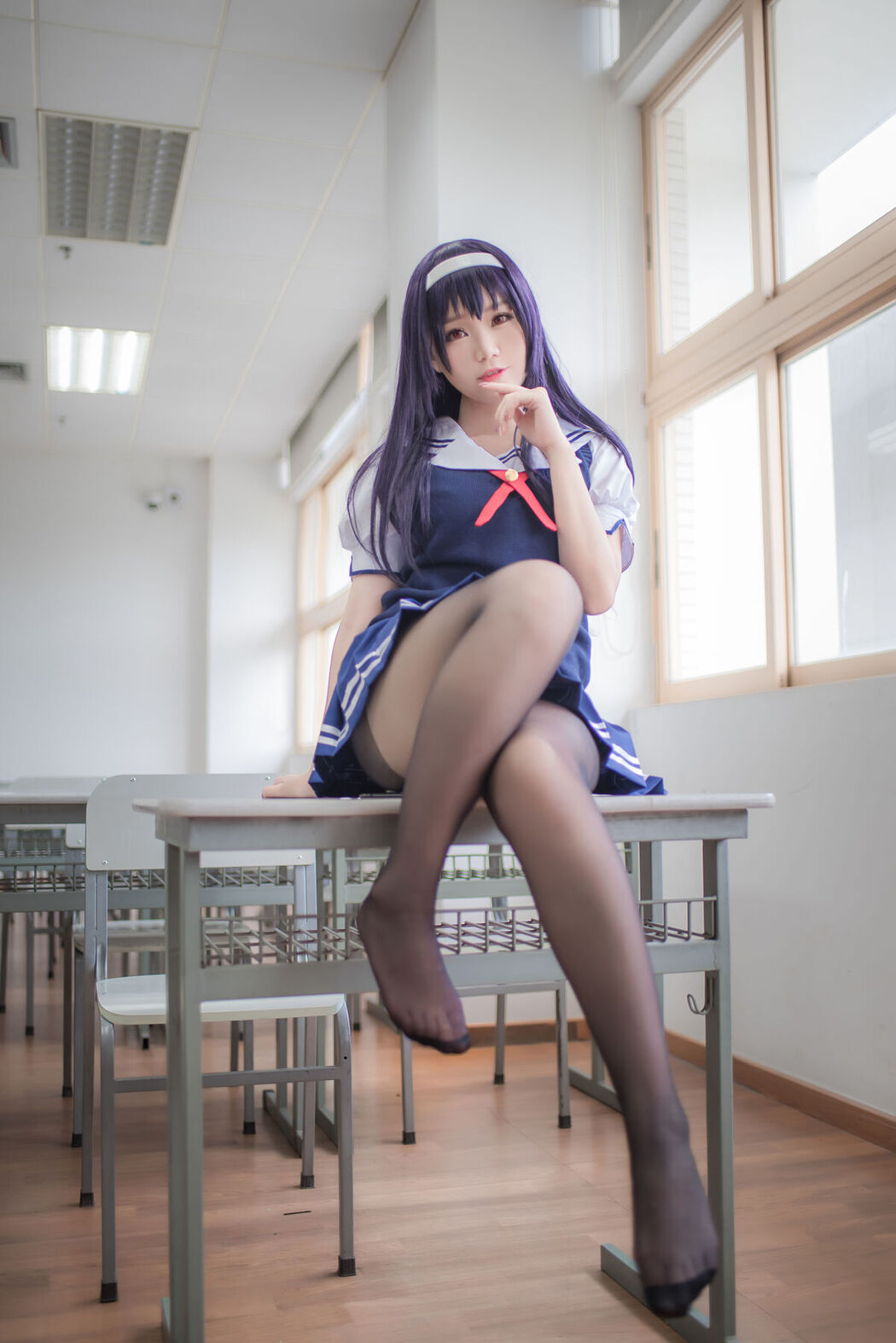Coser@白金Saki – 三个女仆