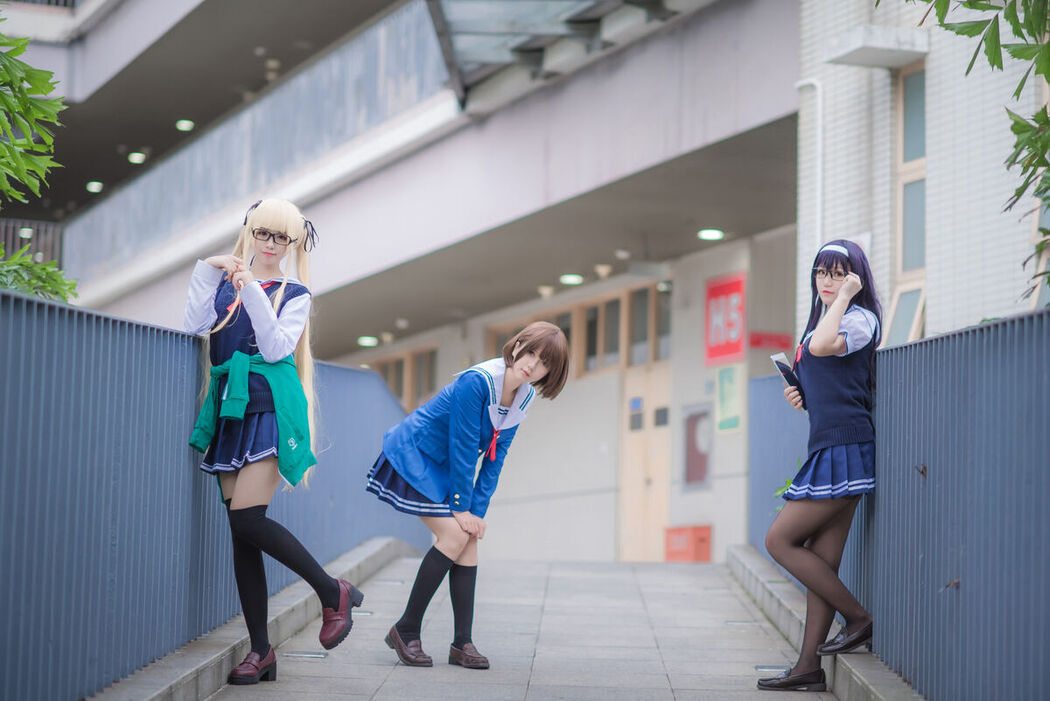 Coser@白金Saki – 三个女仆