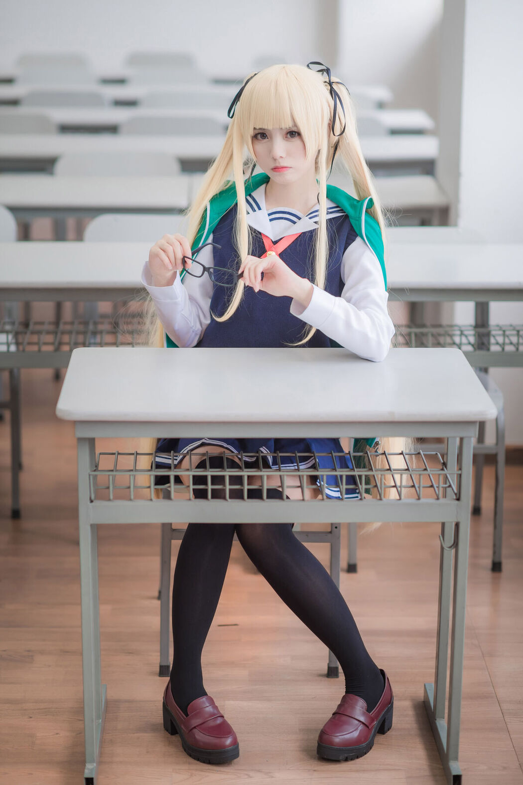 Coser@白金Saki – 三个女仆