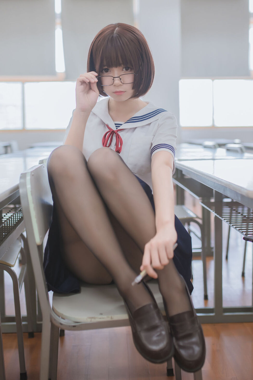 Coser@白金Saki – 狂三校服