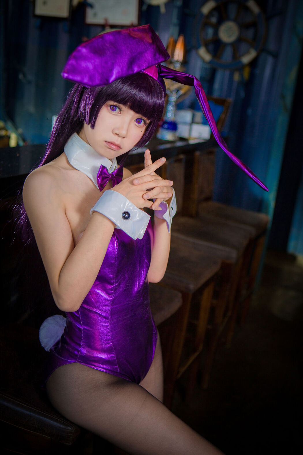 Coser@白金Saki – 黑丝JK