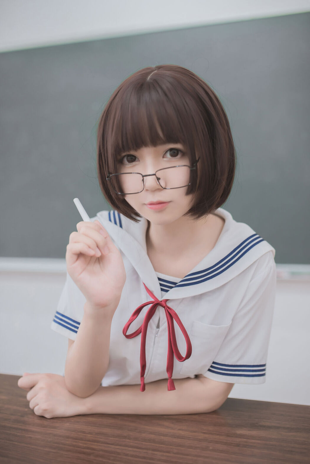 Coser@白金Saki – 狂三校服