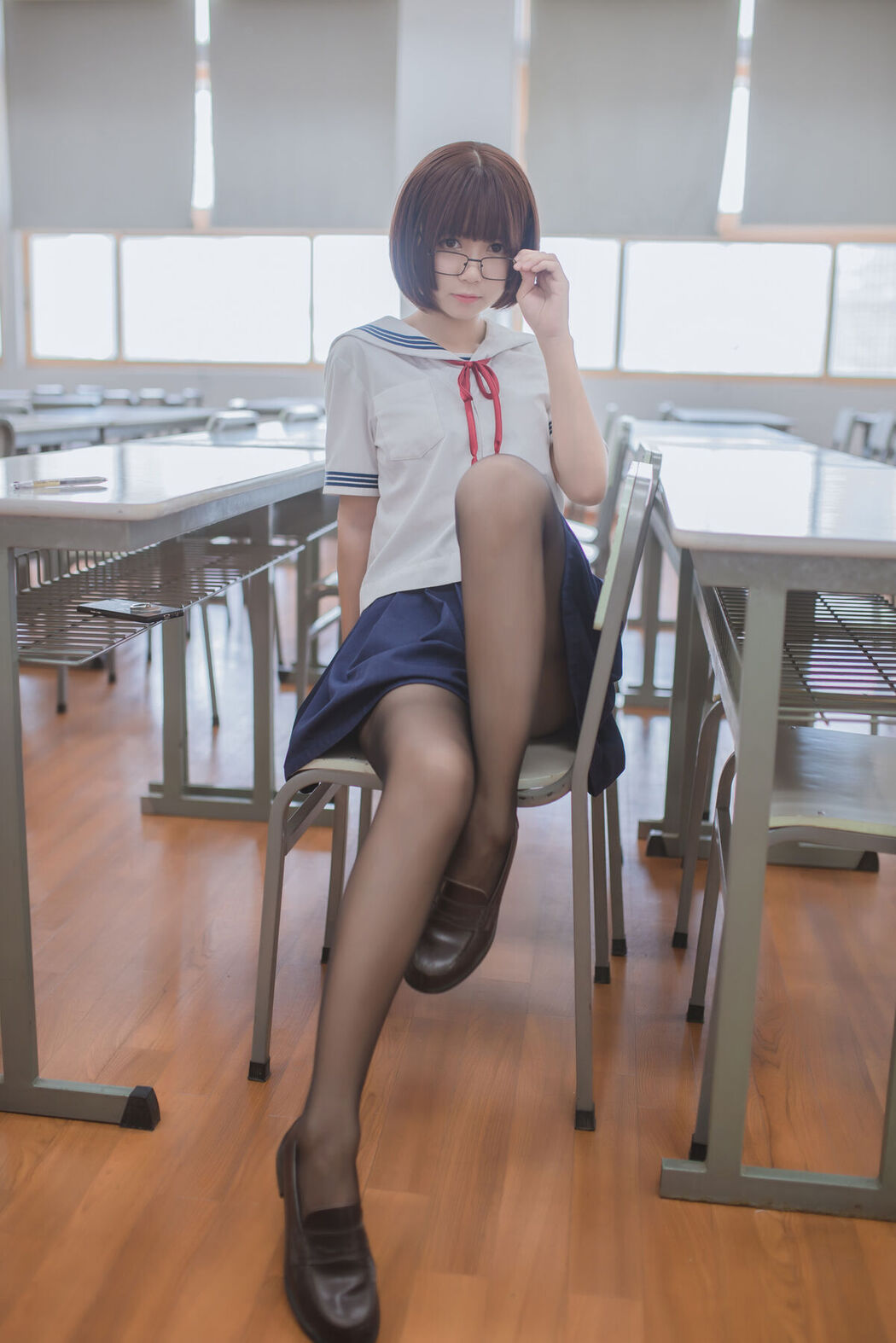 Coser@白金Saki – 狂三校服