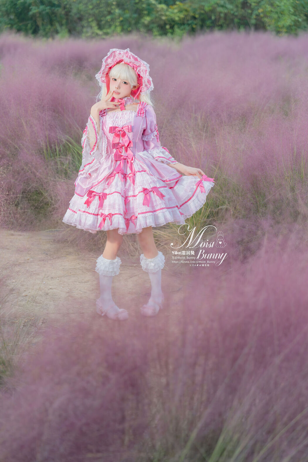Coser@黏黏团子兔 – 丝绒粉黛