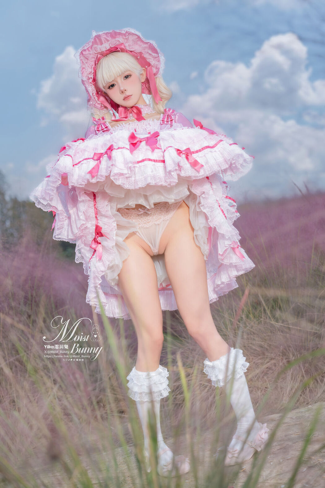 Coser@黏黏团子兔 – 丝绒粉黛