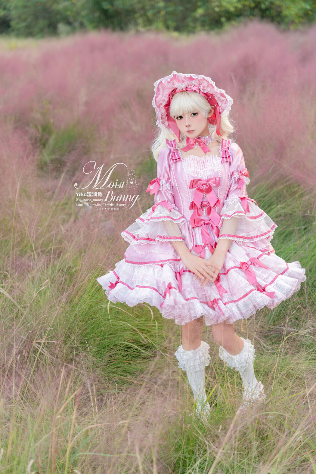 Coser@黏黏团子兔 – 丝绒粉黛