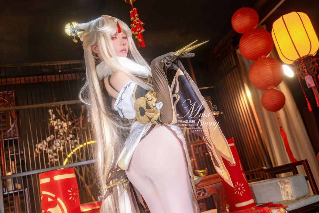 Coser@黏黏团子兔 – 金蛇来财 凝光贺岁 Good Night Kiss