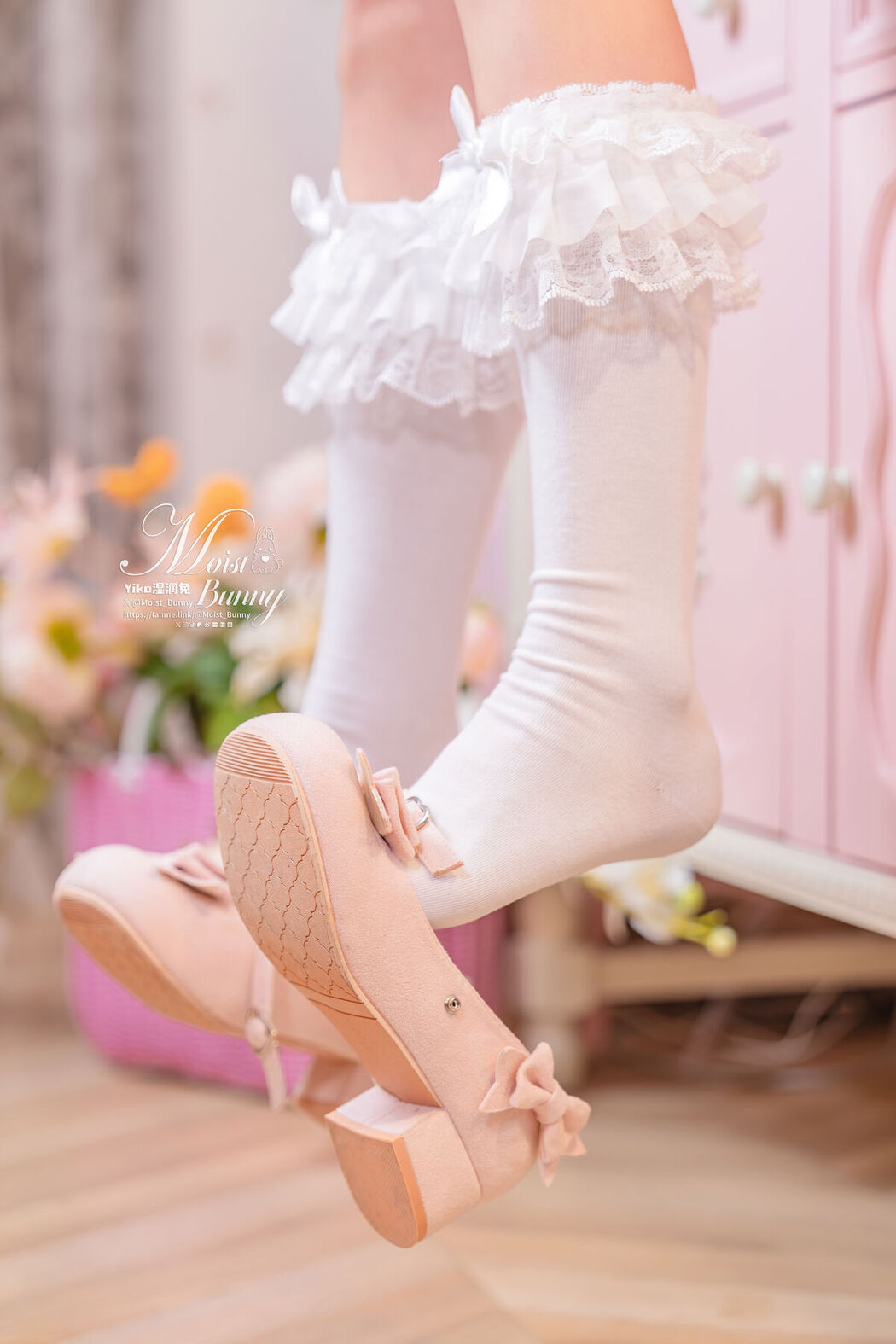 Coser@黏黏团子兔 – 丝绒粉黛