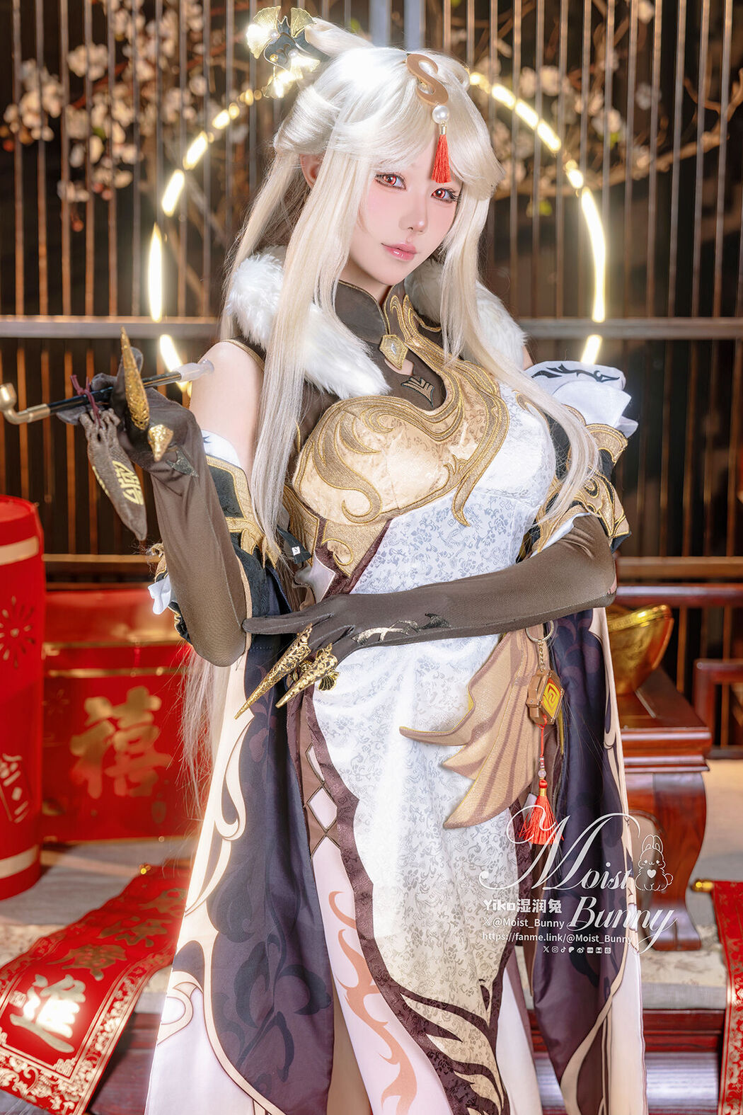 Coser@黏黏团子兔 – 金蛇来财 凝光贺岁 Good Night Kiss Cover Photo
