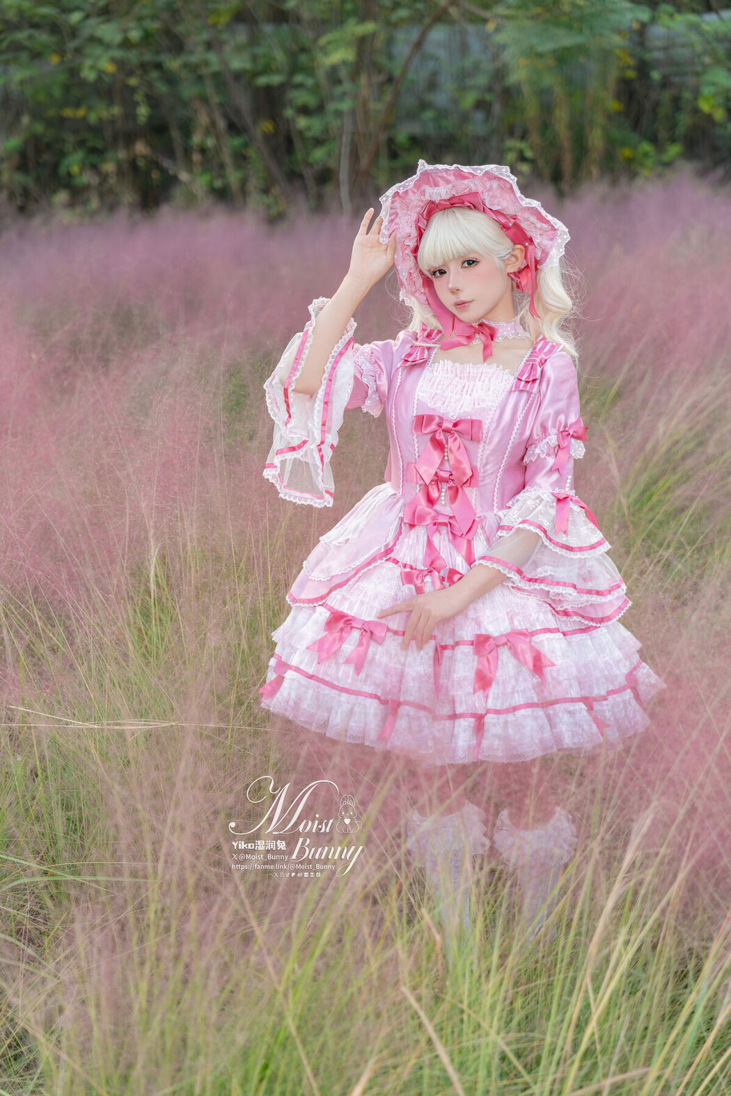Coser@黏黏团子兔 – 丝绒粉黛