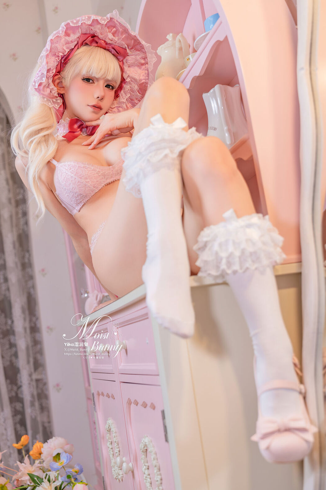 Coser@黏黏团子兔 – 丝绒粉黛