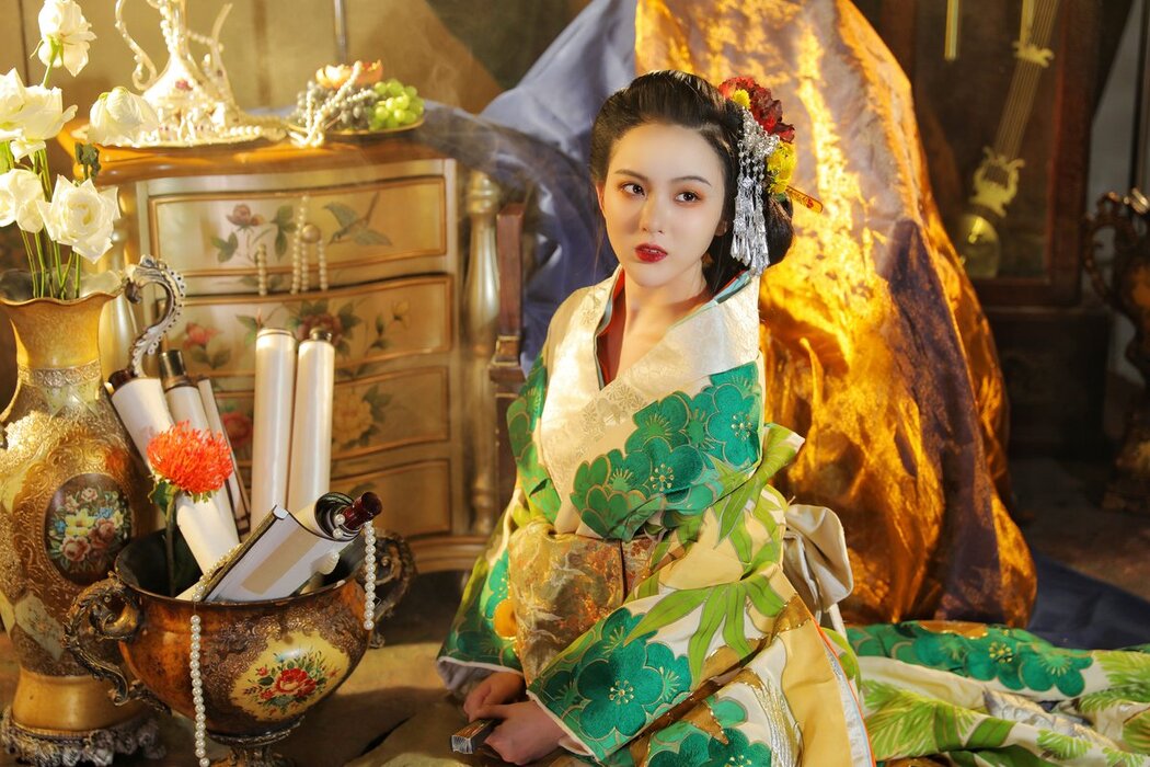 YiTuYu艺图语 Vol.2670 Tian Qing Hou De Ying Hua Hua