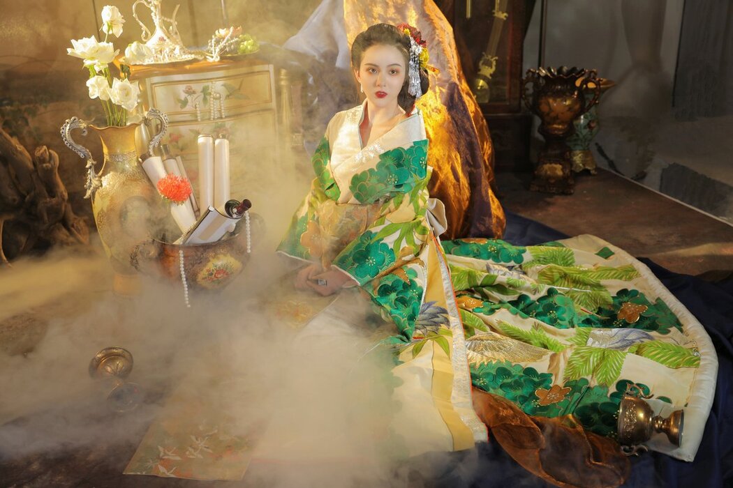 YiTuYu艺图语 Vol.2670 Tian Qing Hou De Ying Hua Hua