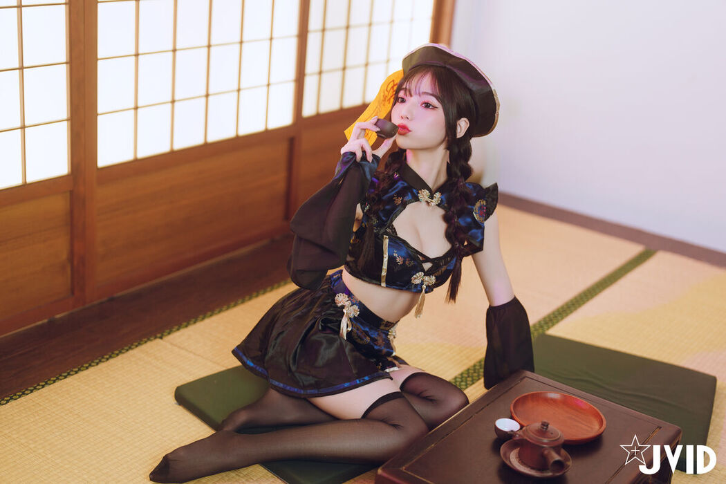 JVID Jiu Jiu 啾啾 – ゾンビ殭屍版女友注射愛の能量變成人類 Part3