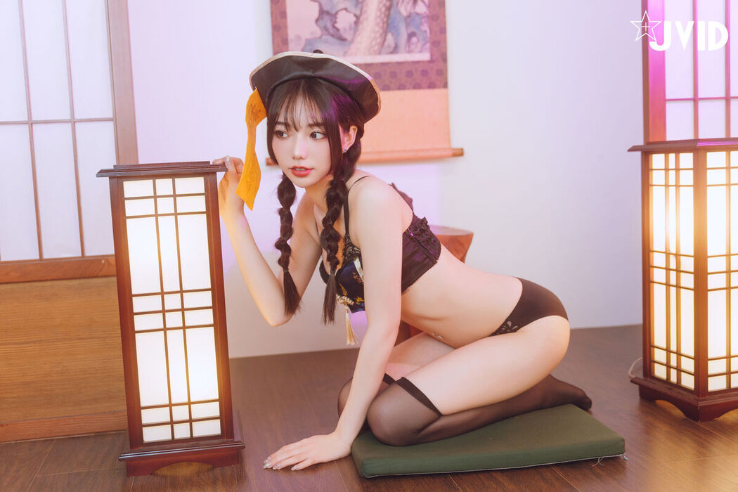 JVID Jiu Jiu 啾啾 – ゾンビ殭屍版女友注射愛の能量變成人類 Part2