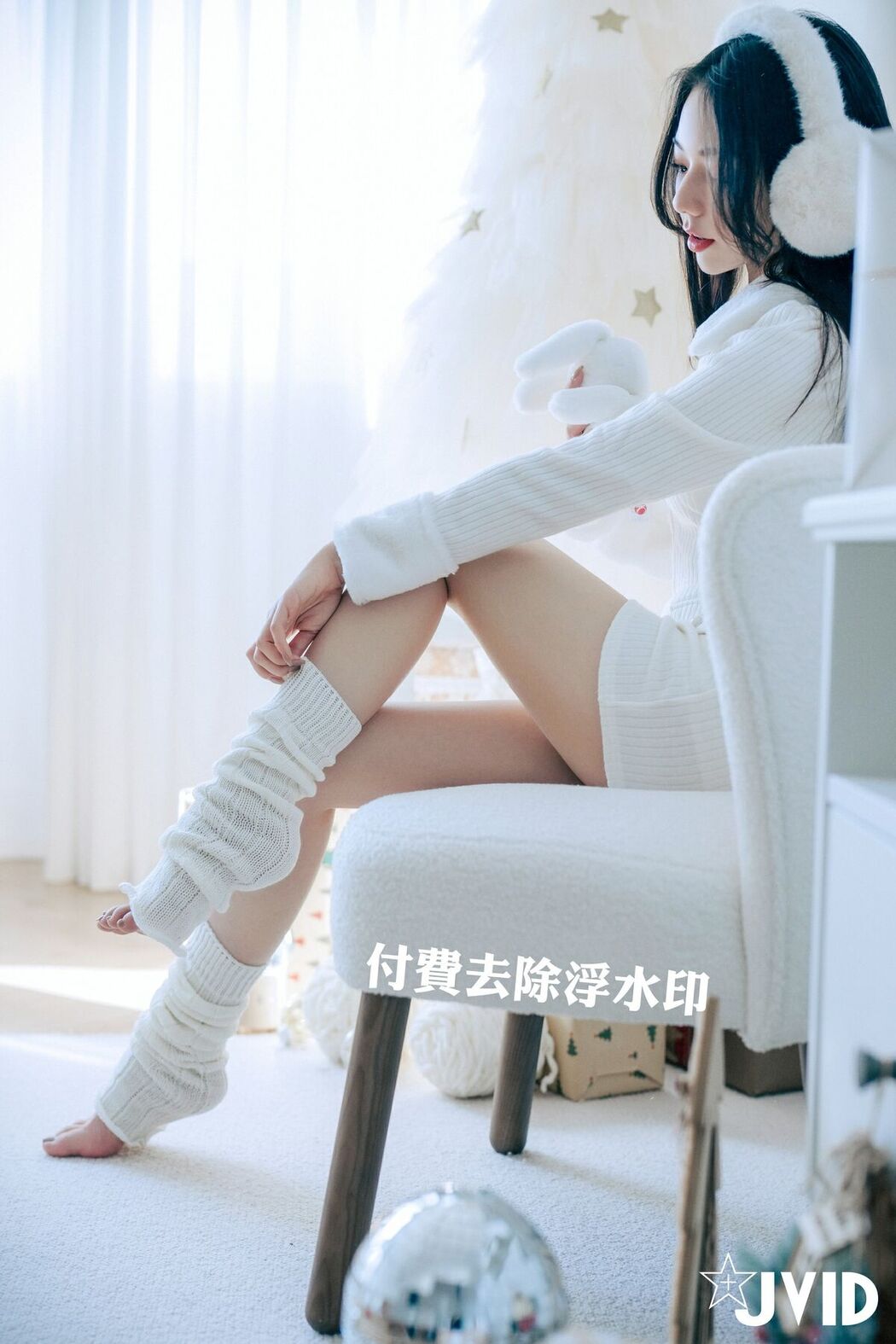 JVID Jiu Jiu 啾啾 – 純白性感小公主啾啾降臨 Part2