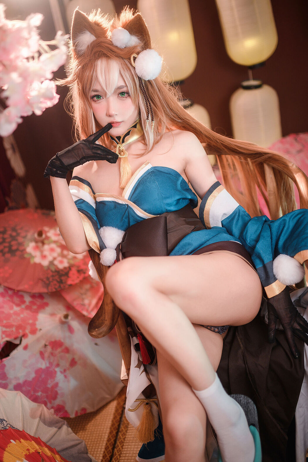 Coser@阿包也是兔娘 – 原神 希娜小姐 Cover Photo