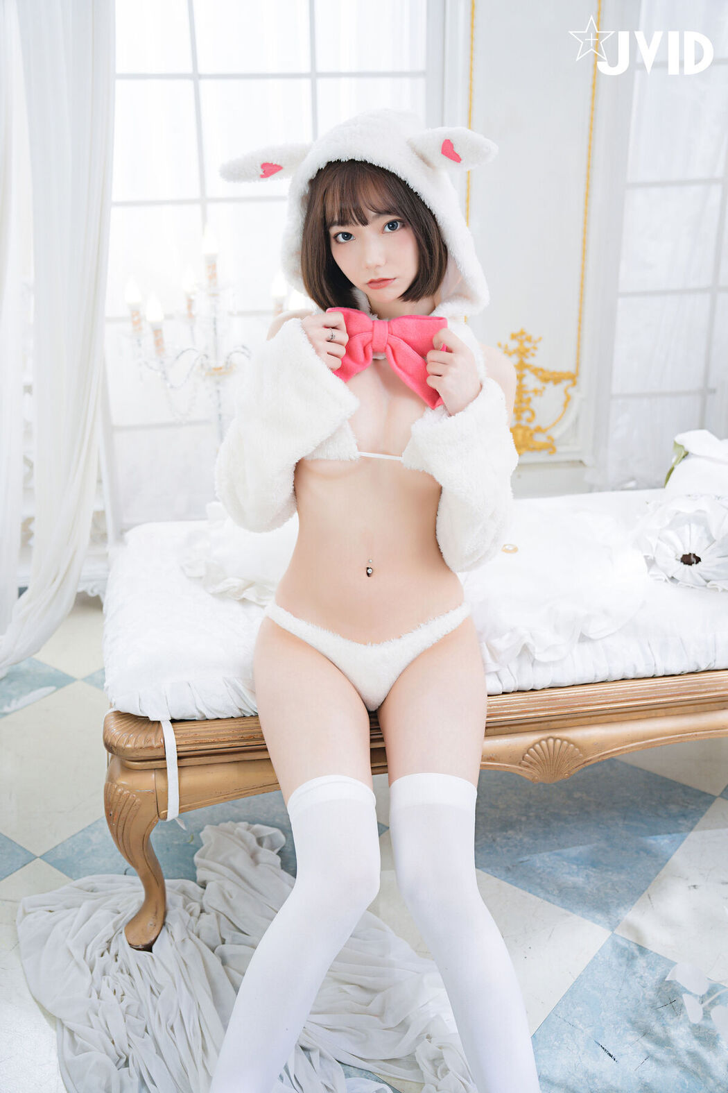 JVID Tai Ni 胎尼 And Jiu Jiu 啾啾 &#8211; 私訊有好康活動 雙寵萌系女友 情色貓咪Tiny 純欲小兔啾啾 主人你要選哪一個 Part2