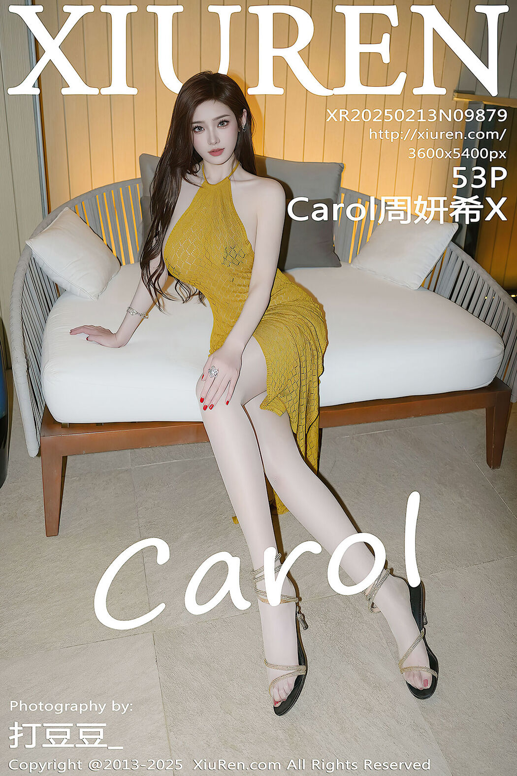 XiuRen秀人网 No.9879 Carol Zhou Yan Xi X Cover Photo