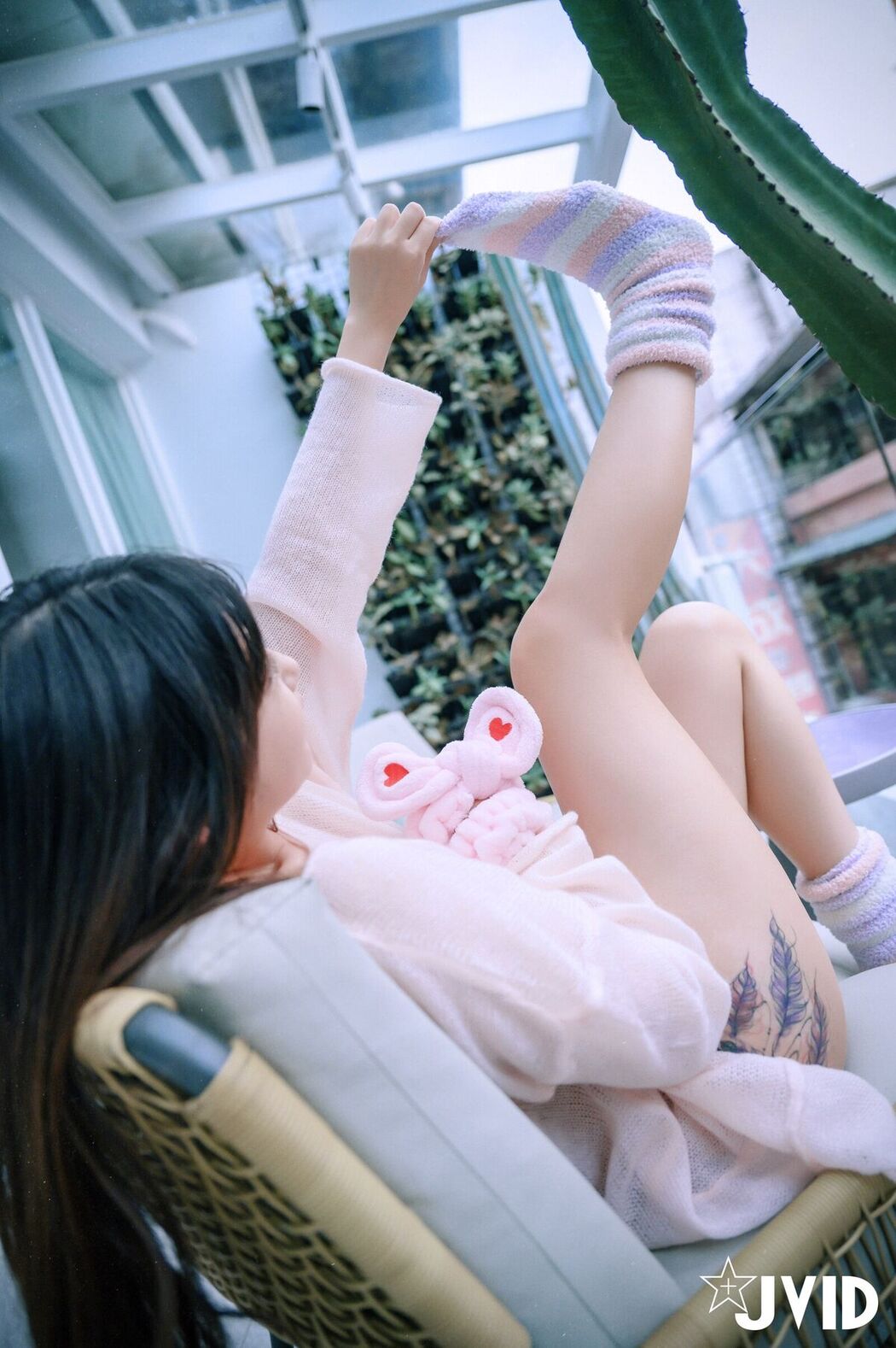 JVID Rou Bao Mini 肉包Mini – 邻家清纯可爱美少女mini肉包尺度大升级首次开腿粉嫩鲍鱼曝光稀有独家值得收藏 Part2
