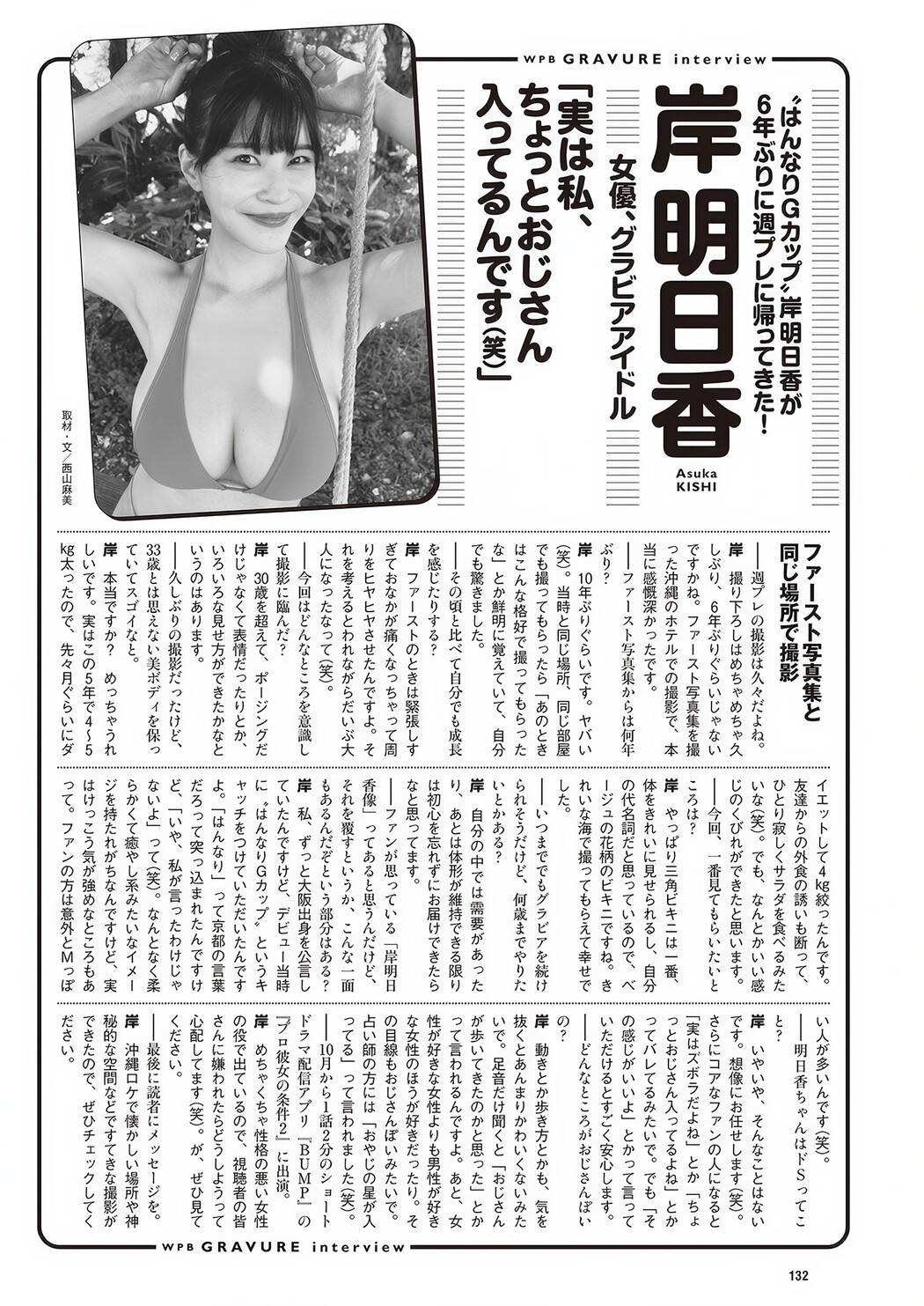 Asuka Kishi 岸明日香, Weekly Playboy 2024 No.44 (週刊プレイボーイ 2024年44号)