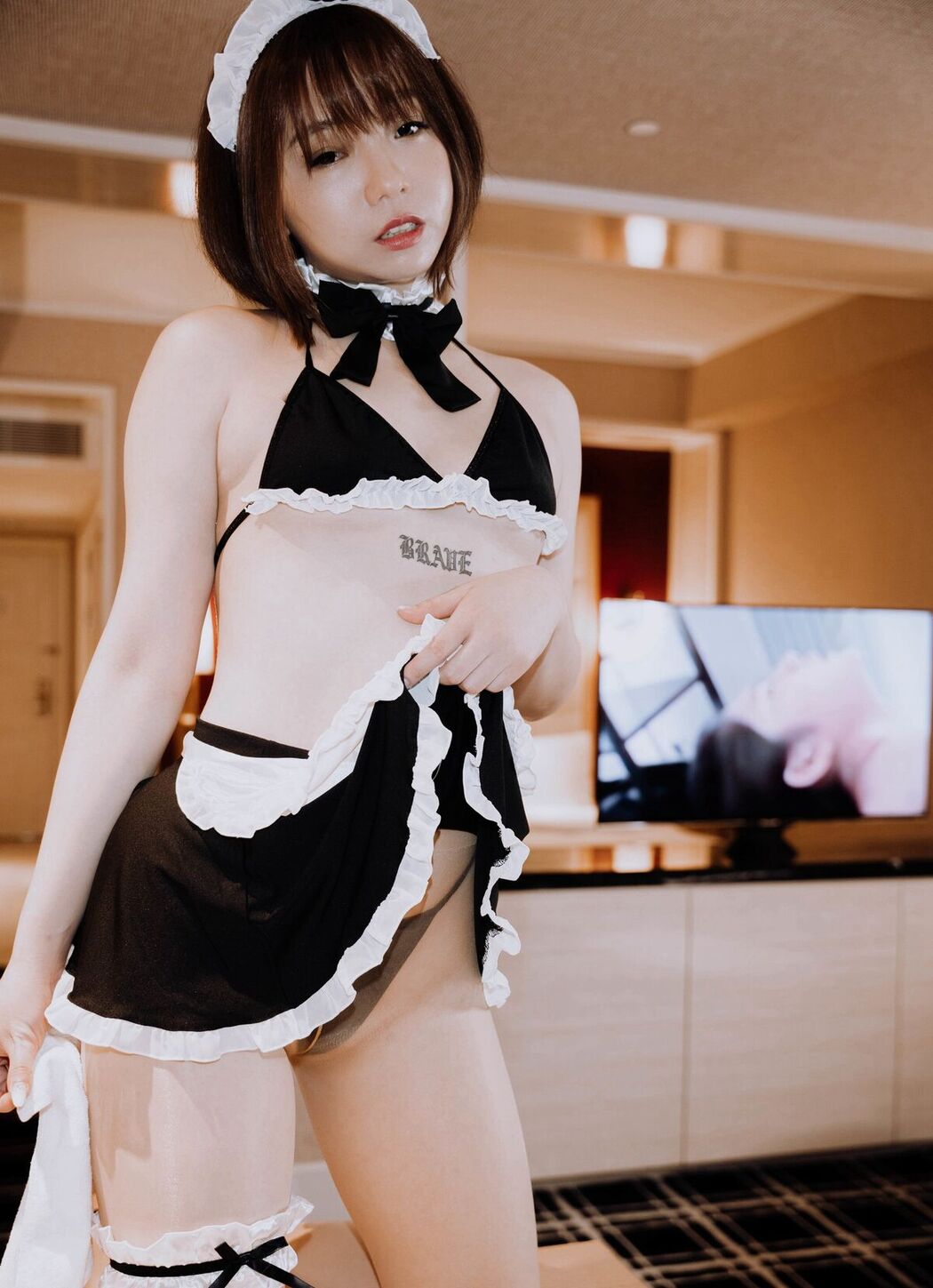 JVID Ya Jie 雅捷 – 四點全開 性玩物美尻鐘點女僕淫穴爆表 Part2