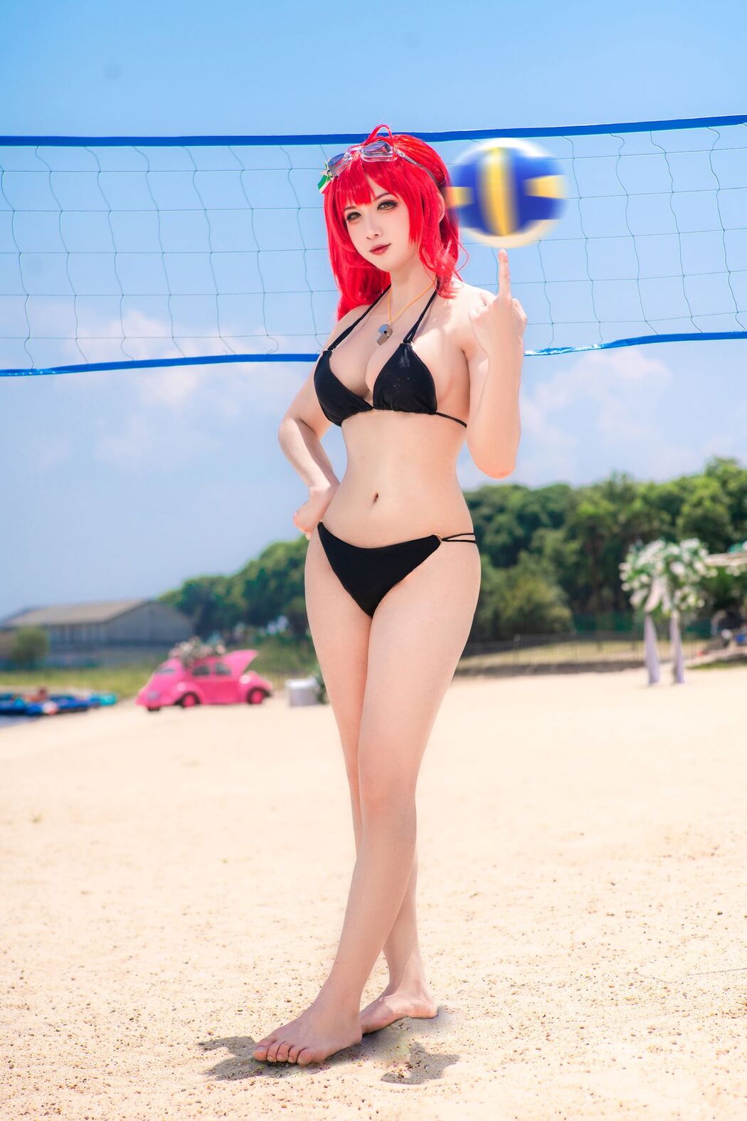 Coser@隼隼子 And 刺青Poi – 沙滩排球 (41P)