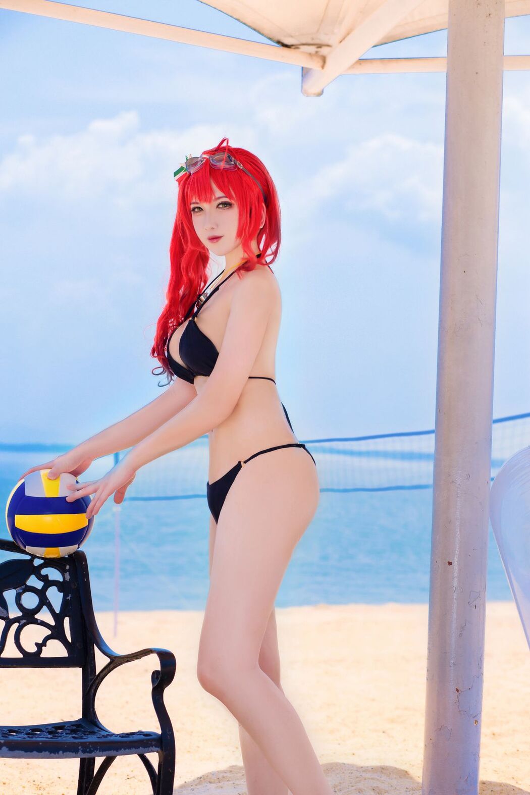 Coser@隼隼子 And 刺青Poi – 沙滩排球 (41P)