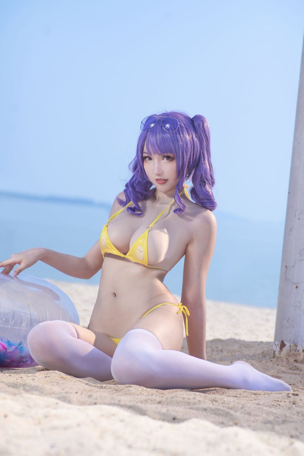 Coser@隼隼子 And 刺青Poi – 沙滩排球 (41P)