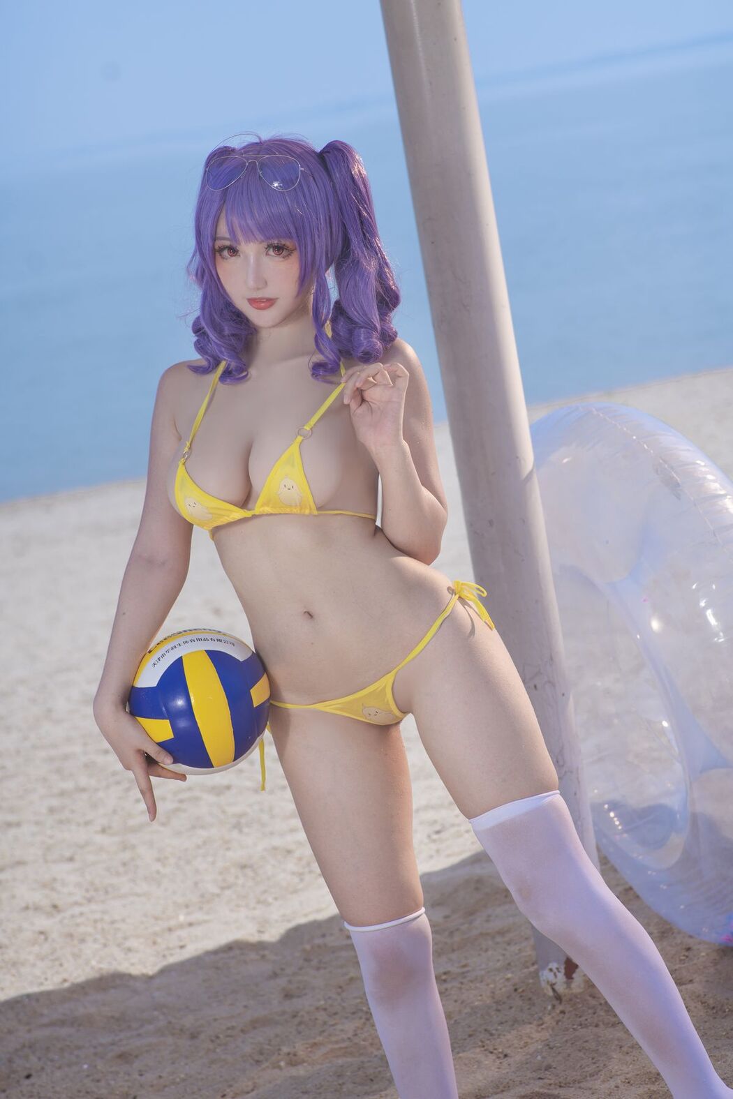 Coser@隼隼子 And 刺青Poi – 沙滩排球 (41P)
