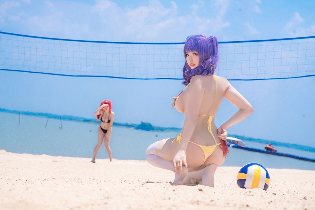 Coser@隼隼子 And 刺青Poi – 沙滩排球 (41P)