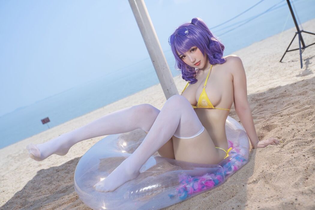 Coser@隼隼子 And 刺青Poi – 沙滩排球 (41P)