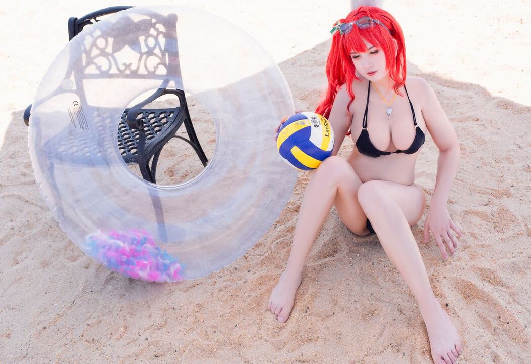 Coser@隼隼子 And 刺青Poi – 沙滩排球 (41P)