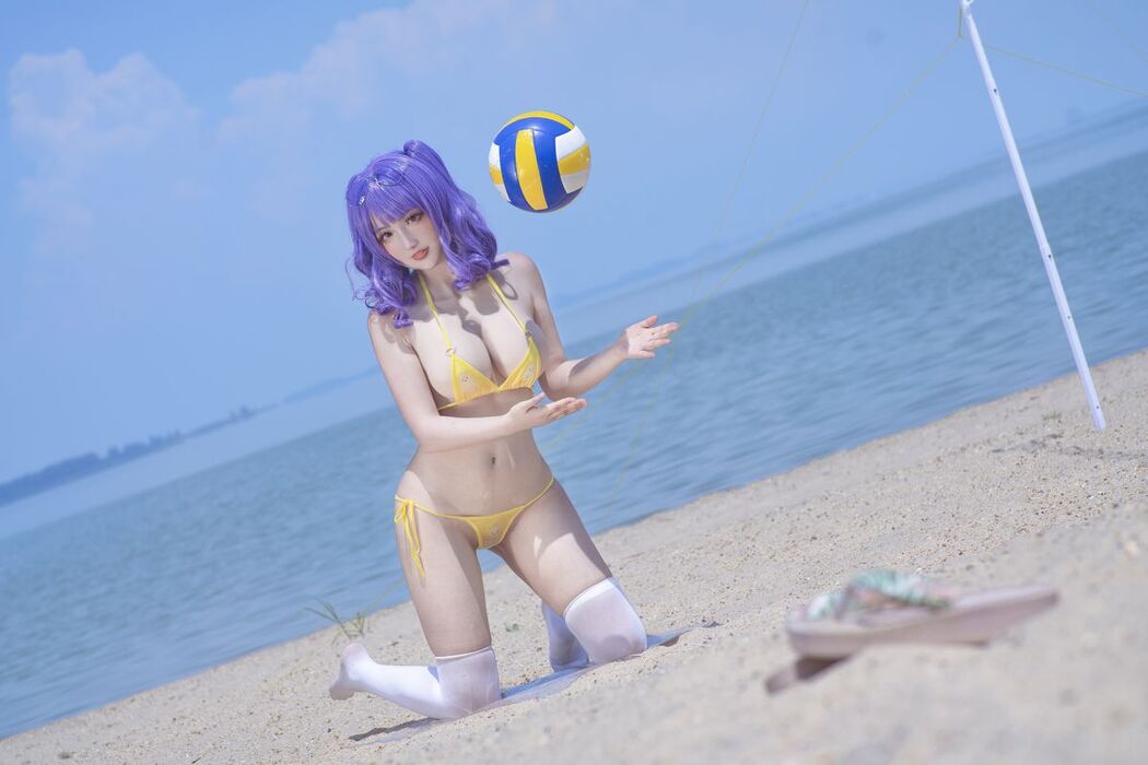 Coser@隼隼子 And 刺青Poi – 沙滩排球 (41P)