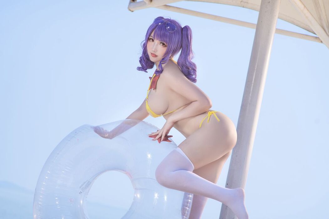 Coser@隼隼子 And 刺青Poi – 沙滩排球 (41P)
